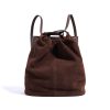 Niche Suede Autumn And Winter High-grade Brown Backpack - Image 2