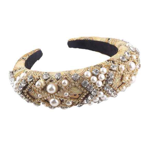 New European And American Style Exaggerated Sponge Baroque Headband - Image 5