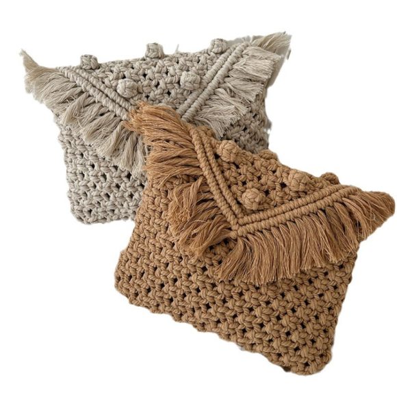 Doudou Crossbody Cotton Thread Woven Bag Women - Image 3