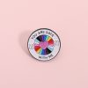 Rainbow Love Shape Brooch Europe And America Creative Cartoon - Image 2
