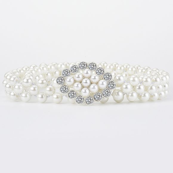 Summer Dress Clothing Matching Pearl Belt - Image 5
