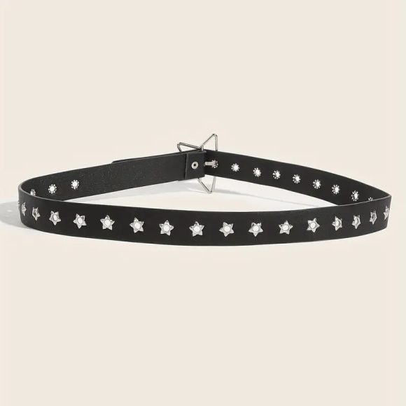 Female Punk Rivet XINGX Porous Personality Belt - Image 3