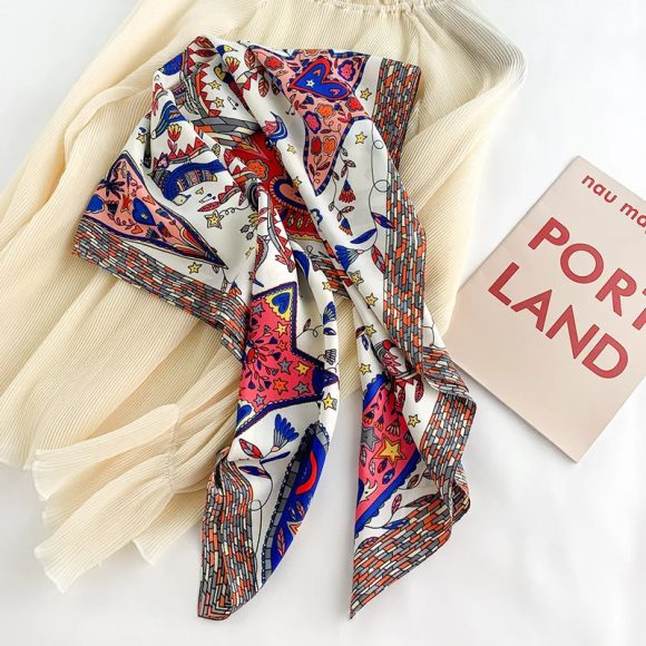 Large Kerchief Women's Spring And Autumn Fashion Printing - Image 7