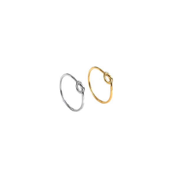 Simple Bends And Hitches Titanium Steel Ring Light Luxury Personality - Image 2