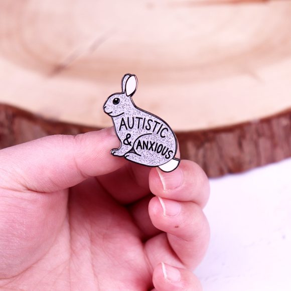 Cute Rabbit Brooch For Autism And Anxiety - Image 3