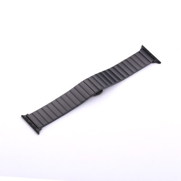 Smart Watch Band Bamboo Stainless Steel Metal Strap - Image 7