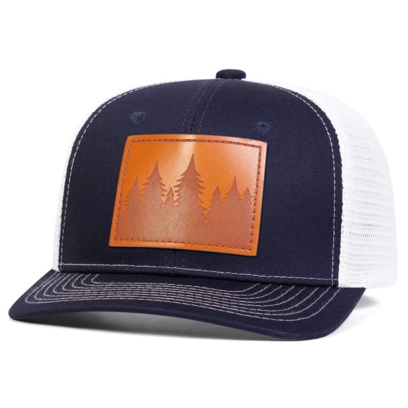 Men's Leather Baseball Cap With Slight Bending - Image 7