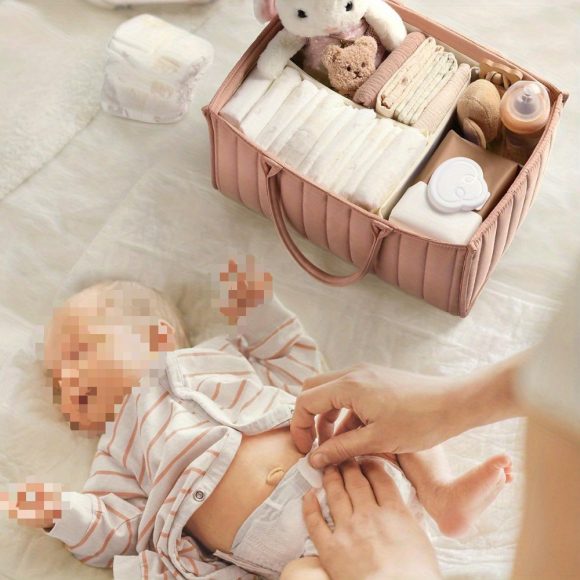 Mummy Bag Removable Compartment Baby Baby Diapers Storage Basket - Image 6