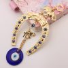 Golden Elephant Elephant Alloy Blue Eye Ornaments