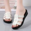 Large Size Flat Bottom Women's Slippers Fashionable Soft Bottom