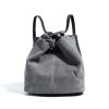Niche Suede Autumn And Winter High-grade Brown Backpack - Image 3