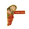 Flame Frog Small Yellow Duck Frog Shape Irregular Alloy Brooch - Image 2
