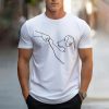 Printed T-shirt Men's Short-sleeved Pattern Top - Image 2