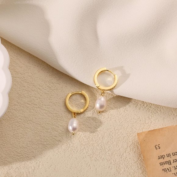 European And American Real Gold Brass Electroplated Fashion Personalized Design Earrings - Image 6