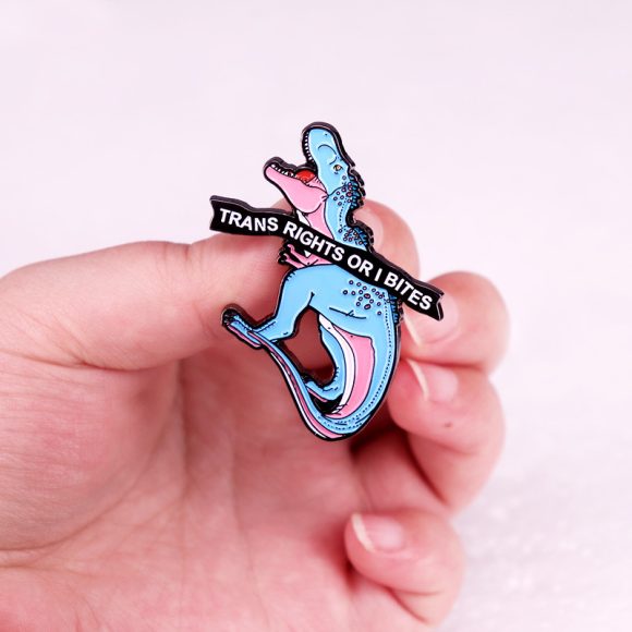 Tyrannosaurus Rex Brooch Animal Badge - Image 4