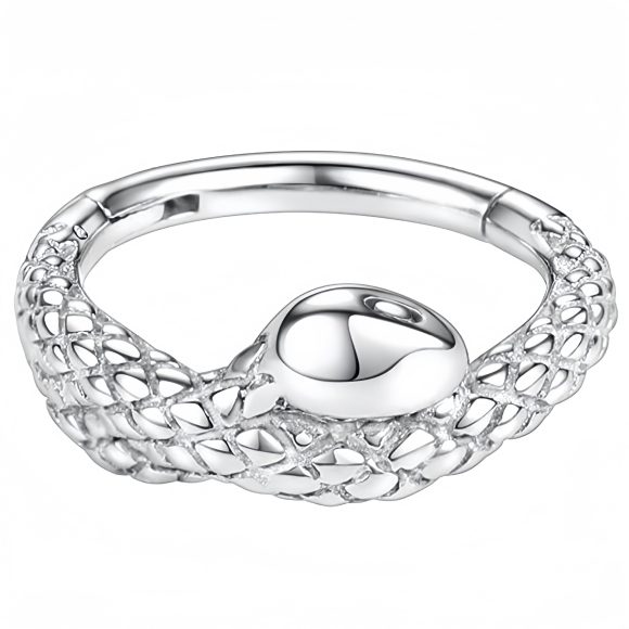 Personality Simulated Snakes Exquisite Stainless Steel Casting Nose Ring - Image 7