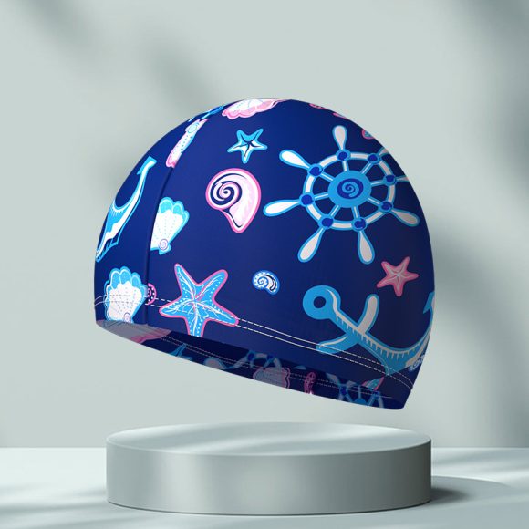 Simple Printing High Elastic Comfortable Swimming Cap - Image 7