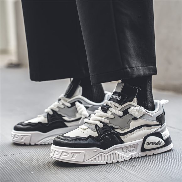 Sneakers Sports And Leisure Platform Men's Shoes - Image 6