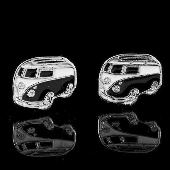 Titanium Steel Hollow Football Cufflink - Image 5