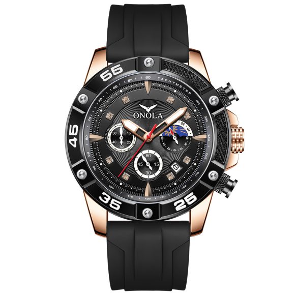 Fashion Casual New Style Multifunctional Quartz Waterproof Tape Watch - Image 8
