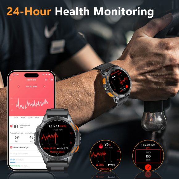 Outdoor MD53 Smart Watch GPS Waterproof Sports Watch Compass - Image 4