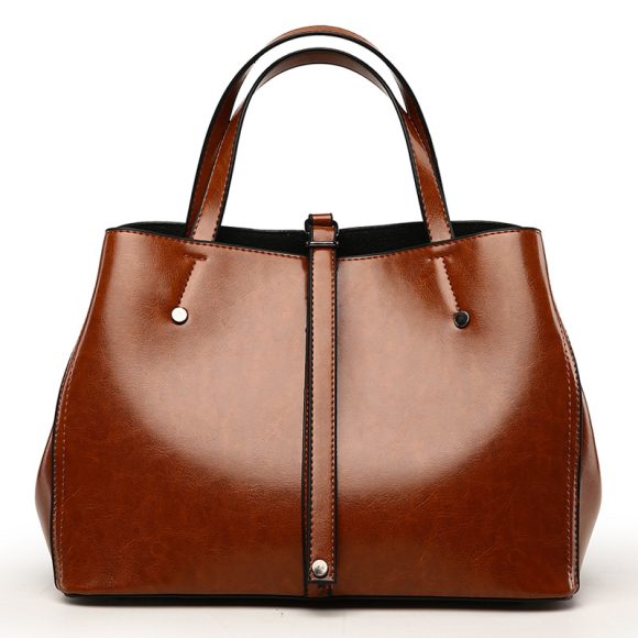 Luxury Retro Women's Hand-carrying Solid Color Simple - Image 5