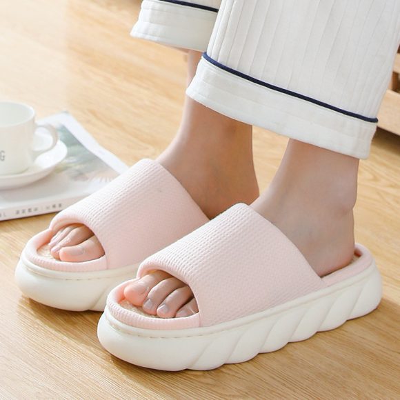 Men And Women Indoor Home Four Seasons Household Slippers - Image 6