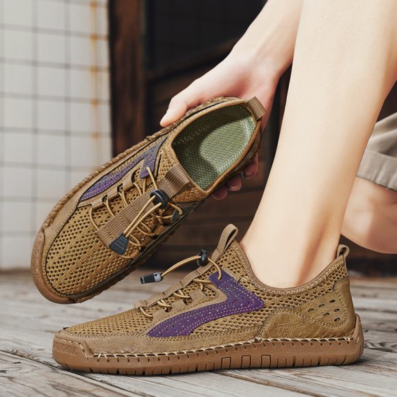 Breathable Mesh Surface Shoes Men's Sports Casual Shoes - Image 4