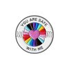 Rainbow Love Shape Brooch Europe And America Creative Cartoon - Image 5