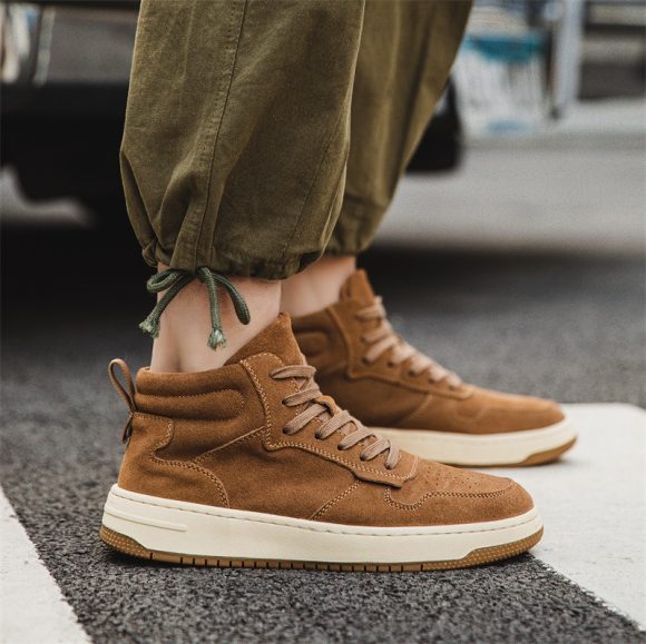 Men's Retro Workwear Mid-Top Martin Boots - Image 5