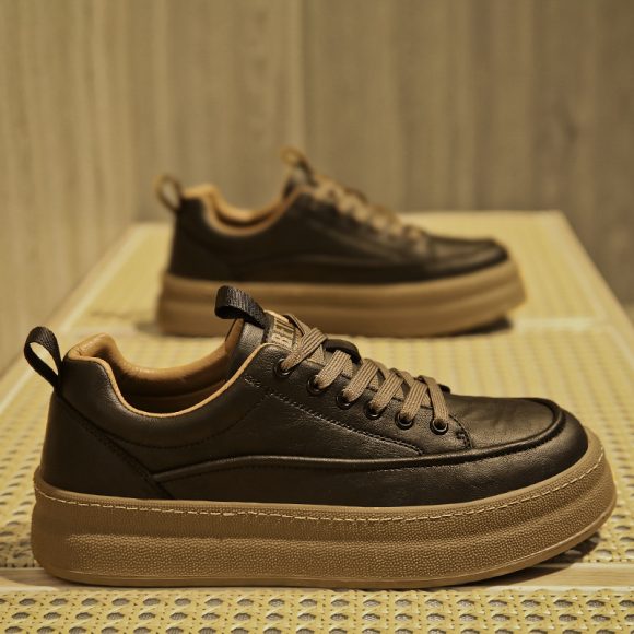 Four Seasons Platform Tide Comfortable And Versatile Men's Casual Sports Shoes - Image 5
