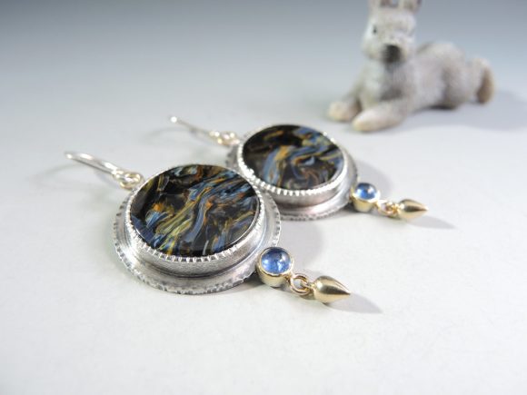European And American Oil Painting Earrings For Women - Image 2