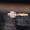 European And American Simple Plated 18K Gold Ring