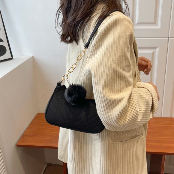 Casual Women's New Retro Solid Color Shoulder Messenger Bag - Image 9