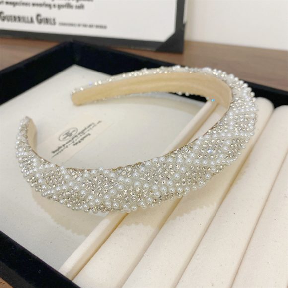 Heavy Industry Light Luxury New High-grade High-definition Pearl Headband - Image 10