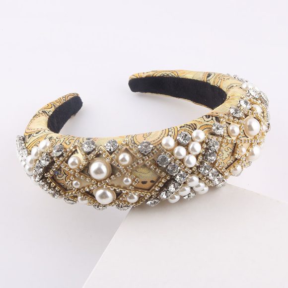 New European And American Style Exaggerated Sponge Baroque Headband - Image 8