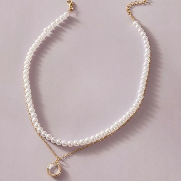 Trend Elegant Jewelry Wedding Big Pearl Necklace For Womenim - Image 3