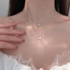 Asterism Moon Double-layer Necklace For Women - Image 5