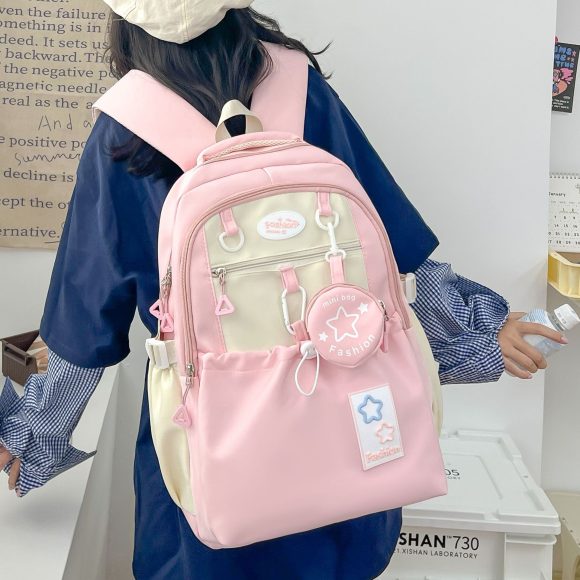 Cute Girl Junior High School Student Good-looking Backpack - Image 5