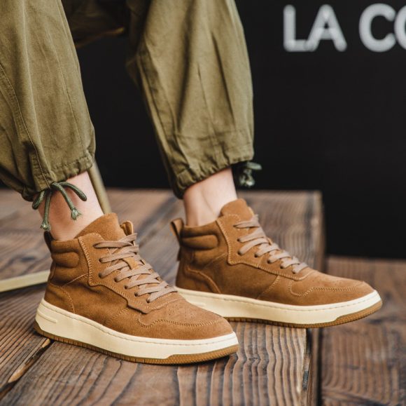 Men's Retro Workwear Mid-Top Martin Boots - Image 2