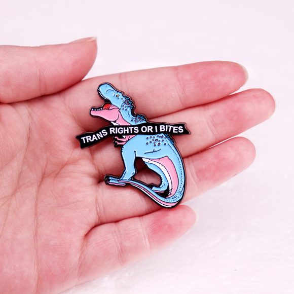 Tyrannosaurus Rex Brooch Animal Badge - Image 2