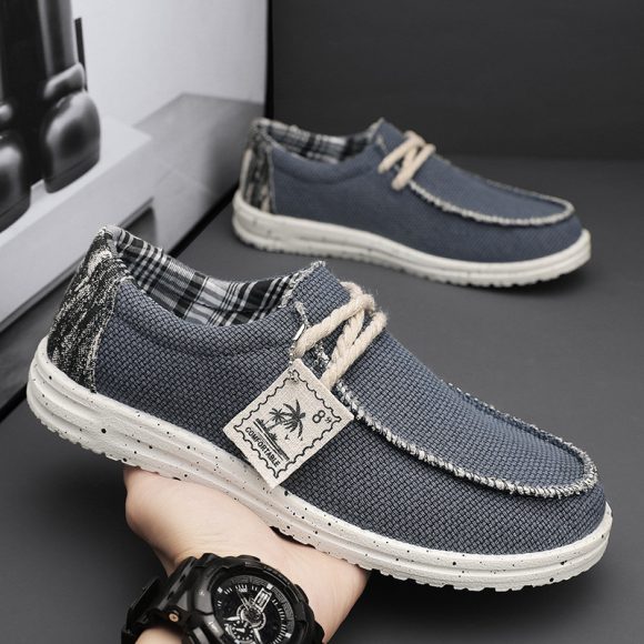 Men's Simple All-match Casual Canvas Sneakers - Image 4