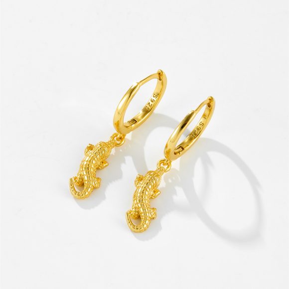High-grade European And American Fashion Cool S925 Sterling Silver Dinosaur Ear Ring - Image 4
