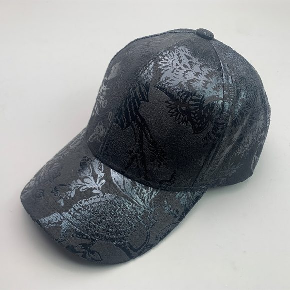 Korean Style Pure Leather Printing Baseball Caps - Image 3