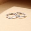 S925 Sterling Silver Ring For Men And Women Simple Bracelet Adjustable - Image 7