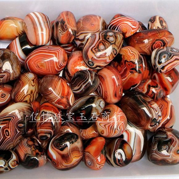 Natural Twining Line Agate Rough Stone Plaything Winding Agate Hand Pieces Ore - Image 3
