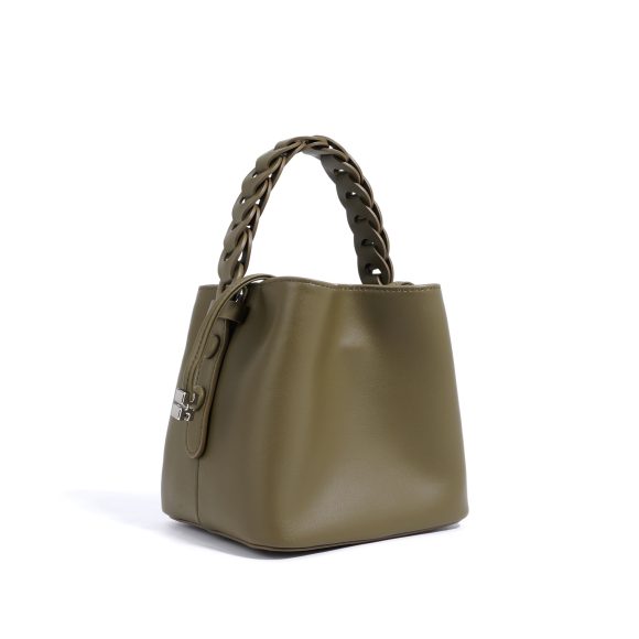 Hand-woven Fashion Mini Cross Body Bucket Bag - Image 5