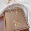 Ethnic Style Dreamcatcher Light Luxury Temperament Full Diamond Necklace - Image 4
