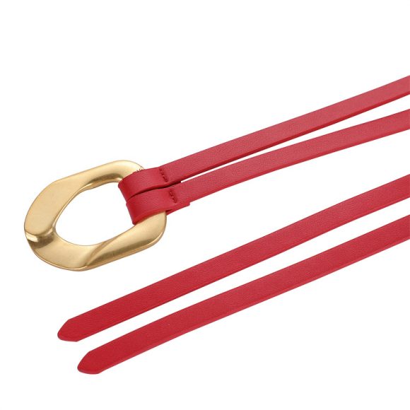 Fashionable And Novel Women's Knot Buckle Thin Belt - Image 8