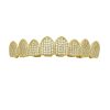 Hip Hop Tooth Socket Copper Zircon Micro British Real Gold Non-fading Tooth Decoration - Image 7